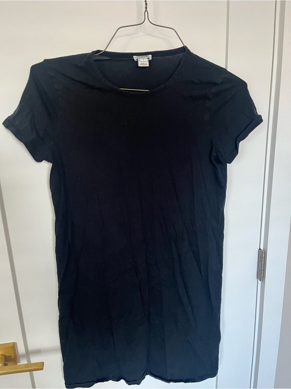 J. Crew Black Short Sleeve Crewneck Tee